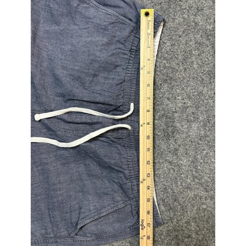 J.CREW Chino Shorts Mens L Blue Lightweight Denim 6